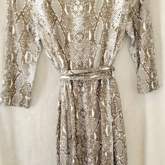NWT Diane Von Furstendberg snakeskin dress - Picture 2 of 4
